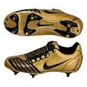 Nike Total90 Shoot II Soft Ground Football Boots - Gold/Black - Kids