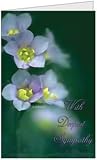 Sympathy Bereavement Sentiment Heartfelt Greeting Card (5x7) by QuickieCards, Always Fast & FREE Shipping