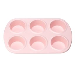 6-Cup Muffin Pan - Pink, from Target