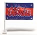 This two-sided car flag is lined for clear visibility from both sides. It attaches easily and 
securely to your car