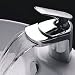 Contemprary Single Handle Waterfall Bathroom Vanity Faucet, Chrome