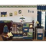 Construction Zone Baby Bedding 9pc Crib Set