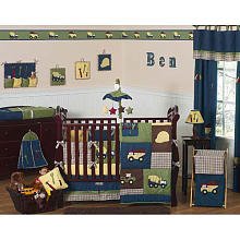 Construction Zone Baby Bedding 9pc Crib Set product image