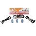 3 Billet Aluminum Flame Rocker Switches W/ Harness Kit