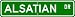 image 0 - Alsatian STREET SIGN High Quality Aluminum Dog Lover