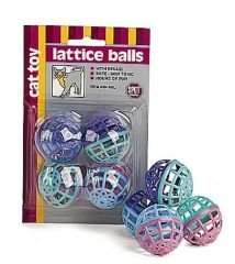 Ethical Cat Lattice Balls 4 Pack - 2914BL