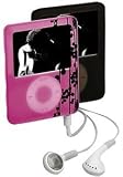 CASE LOGIC INS-1-PG IPOD NANO SILICONE CASE, 2 PK (PINK/DARK GRAY)