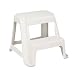 Rubbermaid Commercial Prod. 42221 Two Step Stool, 18-1/2 in.x18-1/4 in.x16 in., Almond