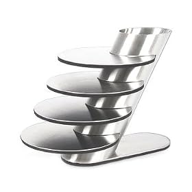 Stainless Steel Coaster and 5-pc. Stand Set by Oggi
