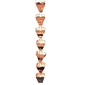 Buttercup Rain Chain- Weathered Copper