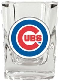Chicago Cubs Square Shot Glass - 2 oz.