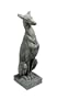 Moss Green Finish Whippet Dog Garden Statue