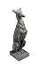 Moss Green Finish Whippet Dog Garden Statue
