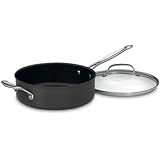 Cuisinart 633-24H Chef's Classic Nonstick Hard-Anodized 3-1/2-Quart Saute Pan with Helper Handle and Lid