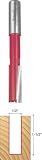 Freud 12-124 1/2-Inch Diameter by 1-1/2-Inch Double Flute Straight Router Bit with 1/2-Inch Shank