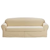 Twill 2-pc. Sofa Slipcover - Milkshake