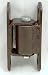 Antech 2050.100 Large bolt on hinge, prime coated