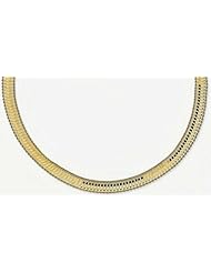 14k Fancy Hollow Necklace 17"