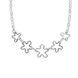 .925 Silver Star Necklace- 16 IN
