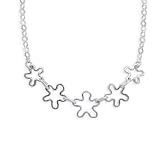 .925 Silver Star Necklace- 16 IN