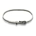 Sterling Silver Belt Buckle Bangle Bracelet