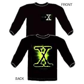 X-Files Sweatshirt: Classic X in Green