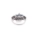 Christofle Silver Caviar Server with Glass Bowl - 14 cm - From France