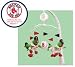 Boston Red Sox MLB Baseball Baby Mobile Great Baby Shower Gift
