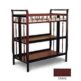 Angel Line Sleigh Changing Table Finished: Cherry