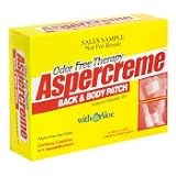 Aspercreme Odor Free Therapy Medicated Back & Body Patch with Aloe - 5 ea (Deleted)