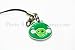 Rio the Movie Angry Birds Toy Phone Charm Strap with Mini Snap Hook - Green Pig
