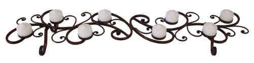 39 Wrought Iron Flowing Candle Holder