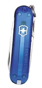 Victorinox Swiss Army Classic SD Pocket Knife (Translucent Sapphire)