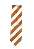 Texas Longhorns - Neck Tie - Striped - Orange and White