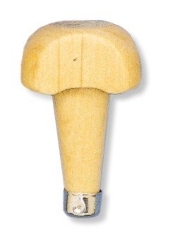 GRAVER HANDLE WOOD HALF HEAD 1-3/8