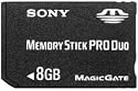 Sony 8GB Memory Stick Pro Duo Mark2 (MSMT8GN)
