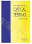 Introduction to Optical Testing (Tutorial Texts in Optical Engineering)