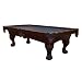 King George 8' Pool Table Stain: Oak, Felt Color: Black