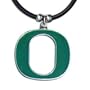 Oregon Ducks Logo Pendant Rubber Necklace - NCAA College Athletics Fan Shop Sports Team Merchandise