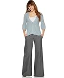 BCBG MAX AZRIA - BCBGMAXAZRIA One-Button Cardigan & Tabatha Wide-Leg Pinstripe Pant