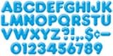 READY LETTERS 4INCH 3-D BLUE