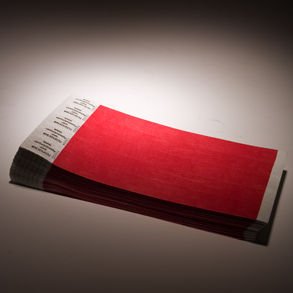 Red Tyvek Security Wristbands