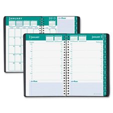 Quality Product By House of Doolittle - Monthly/Daily Planner 12 Months Jan-Dec 5"x8" Black Cvr