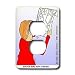 Londons Times Funny Medicine Cartoons - Location Map for ADHD - Light Switch Covers - 2 plug outlet cover