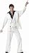 Third Party New : Mens White Outfit Retro 70s Disco Dancer Costume White Suit Saturday Night Fever Attire