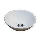 〔INK-0405016H〕　オンカウンタータイプ　ラウンド　小サイズ　陶器製　洗面ボウル