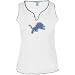 Reebok Detroit Lions Ladies White Frosted Logo Sleeveless T-shirt