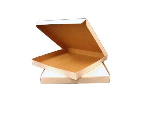 Dress My Cupcake Cupcake Box with Lid, White/Brown, Set of 100