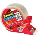 Office Products : 3M 3510 Scotch 2-Roll Packaging Tape with Refillable Dispenser