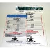 NIK Secure Seal Evidence Bags, Large, 12